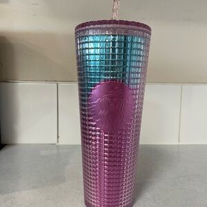 Starbucks Pink and Blue Tumbler